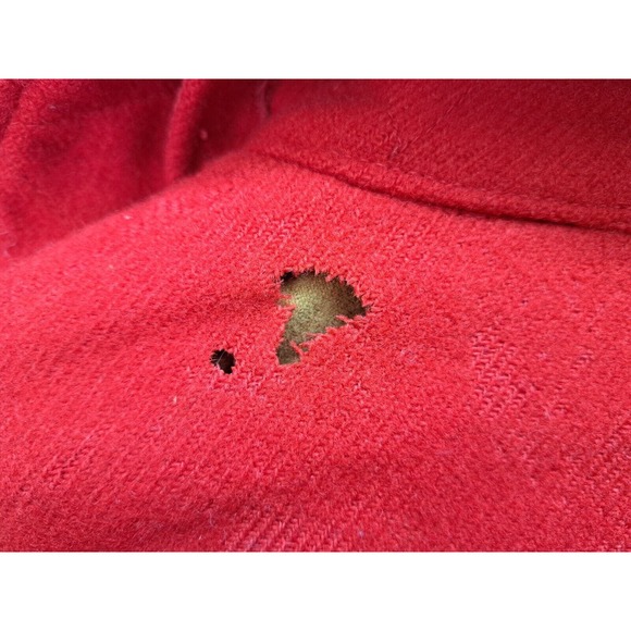 Vintage 50s 60s Woolrich Jacket Mens 40 Hunting Wool Coat Mackinaw Made in USA - Picture 14 of 16